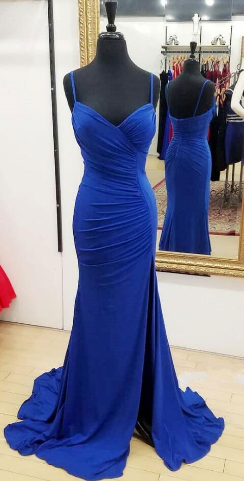 Royal Blue Fitted Homecoming Dress ...